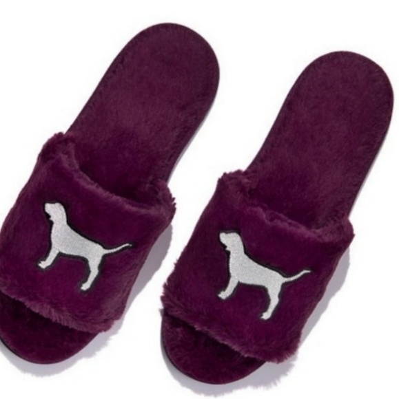 PINK Victoria's Secret Shoes - New pink Victoria's SECRET slippers last one